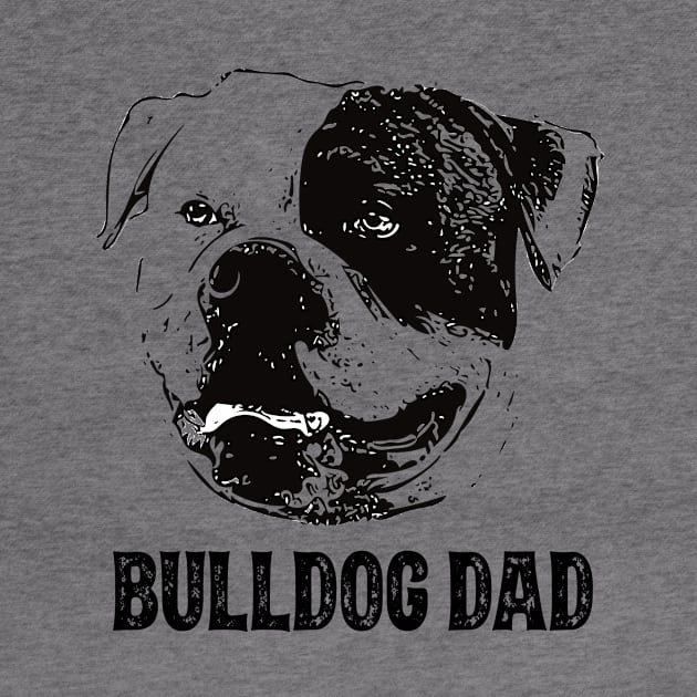 American Bulldog Dad by DoggyStyles